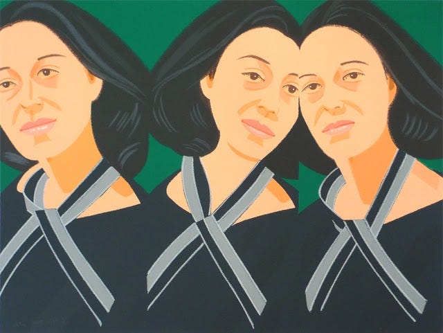 Alex Katz, ‘Grey Ribbon (from Alex & Ada portfolio) ’, 1990, Nikola Rukaj Gallery Alex Katz, ‘Grey Ribbon (from Alex & Ada portfolio) ’, 1990, Nikola Rukaj Gallery