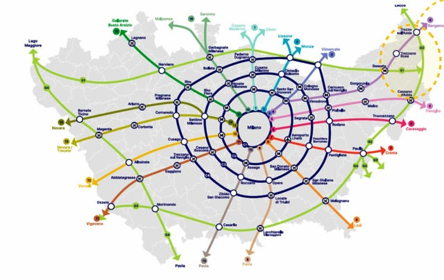 Milan has approved a £200 million plan to create a new 750km network of bike  paths linking 80% of the city to bike paths, &amp; connect the city to  surrounding areas. The