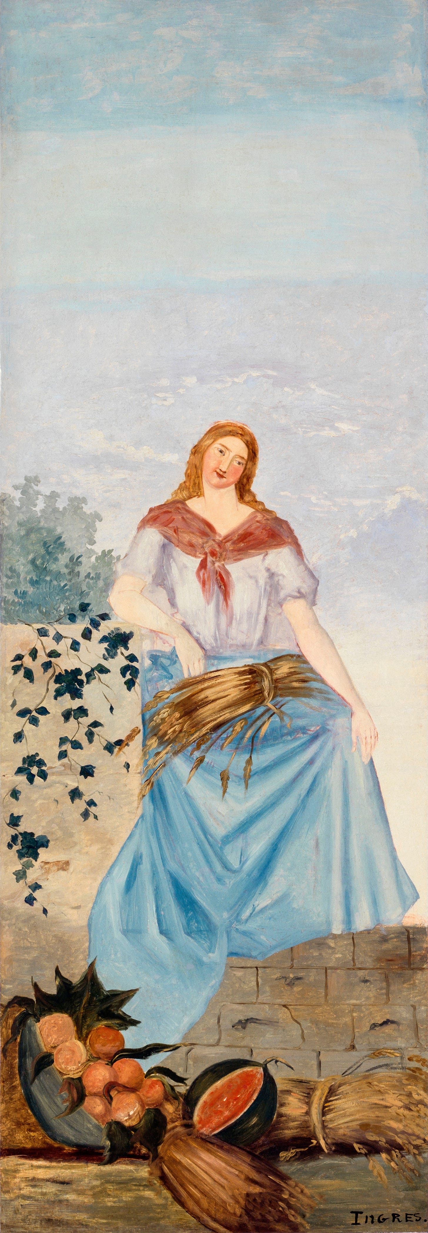 Les quatre saisons – L’été (1860) by Paul Cézanne