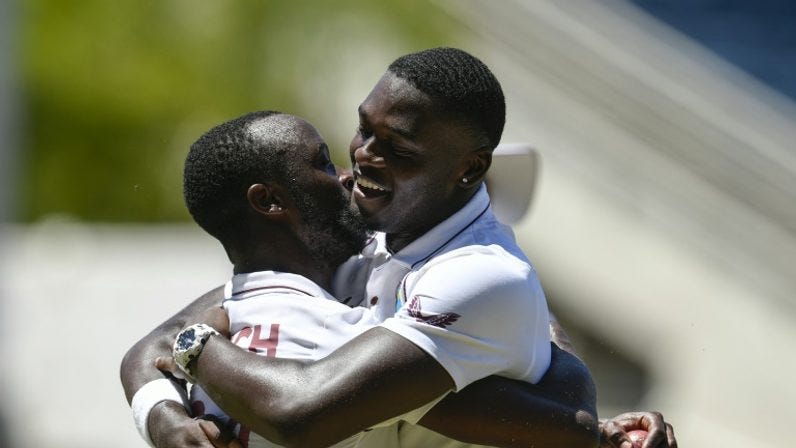 West Indies clinch one-wicket win as Pakistan see chances slip away