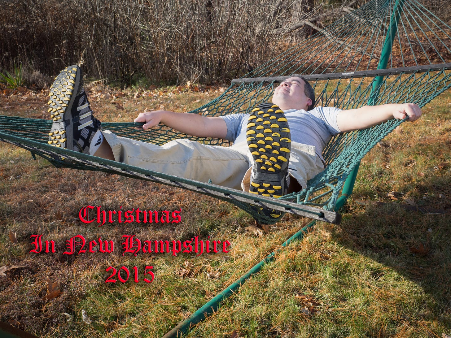 Hammock time on Christmas Day