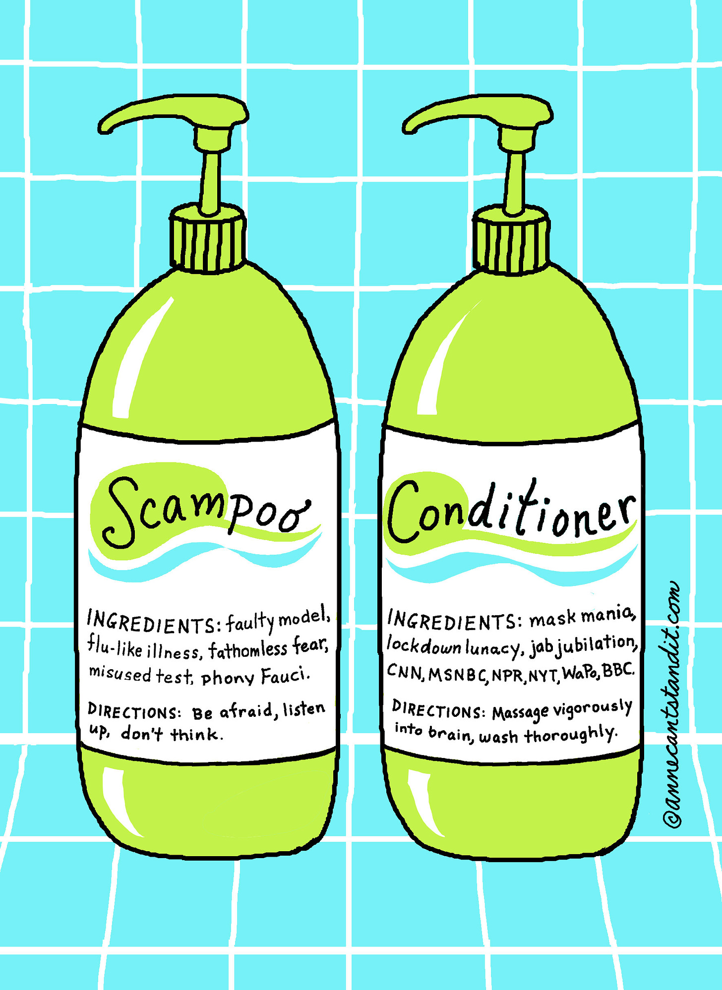 Anne Can't Stand It: Scampoo and Conditioner Cartoon
