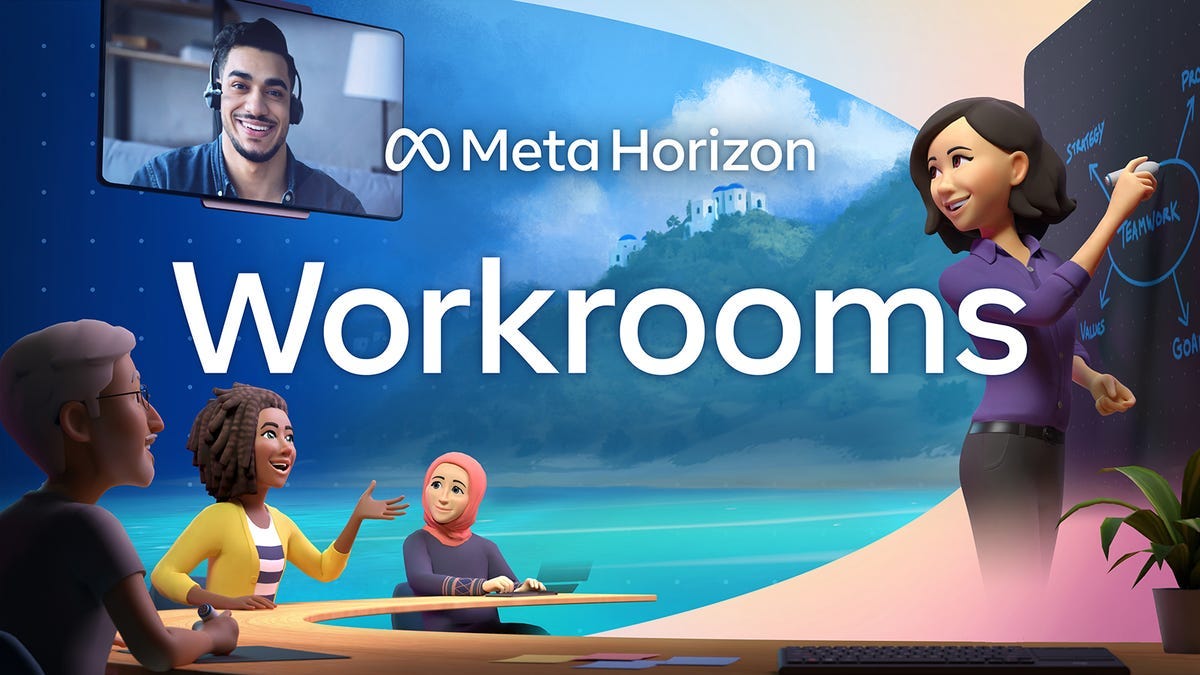 A promo banner for Horizon Workrooms
