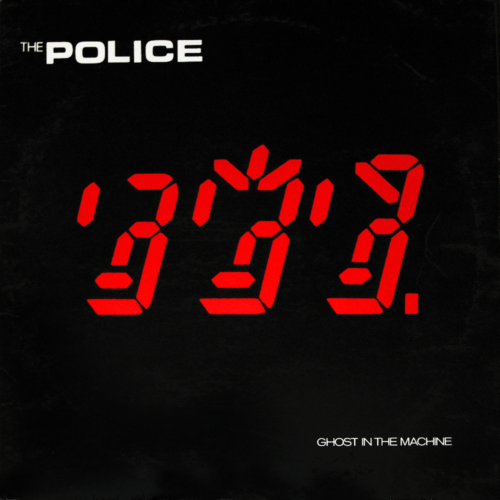 Capa do álbum “Ghost in the Machine”, do The Police.