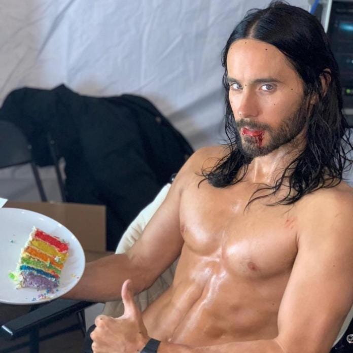 Jared Leto puts his chiselled abs on display in a SHIRTLESS photo on 50th  birthday | PINKVILLA