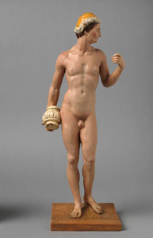 Puede ser una imagen de escultura