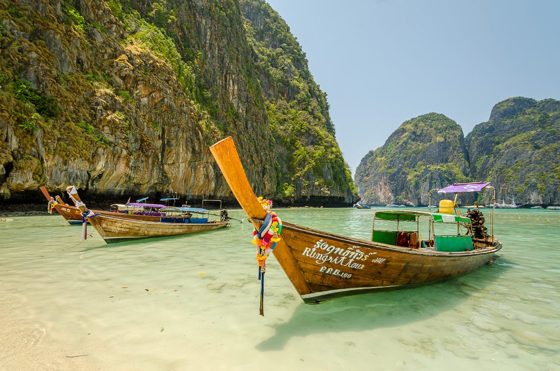 thai island boats, travel mentors