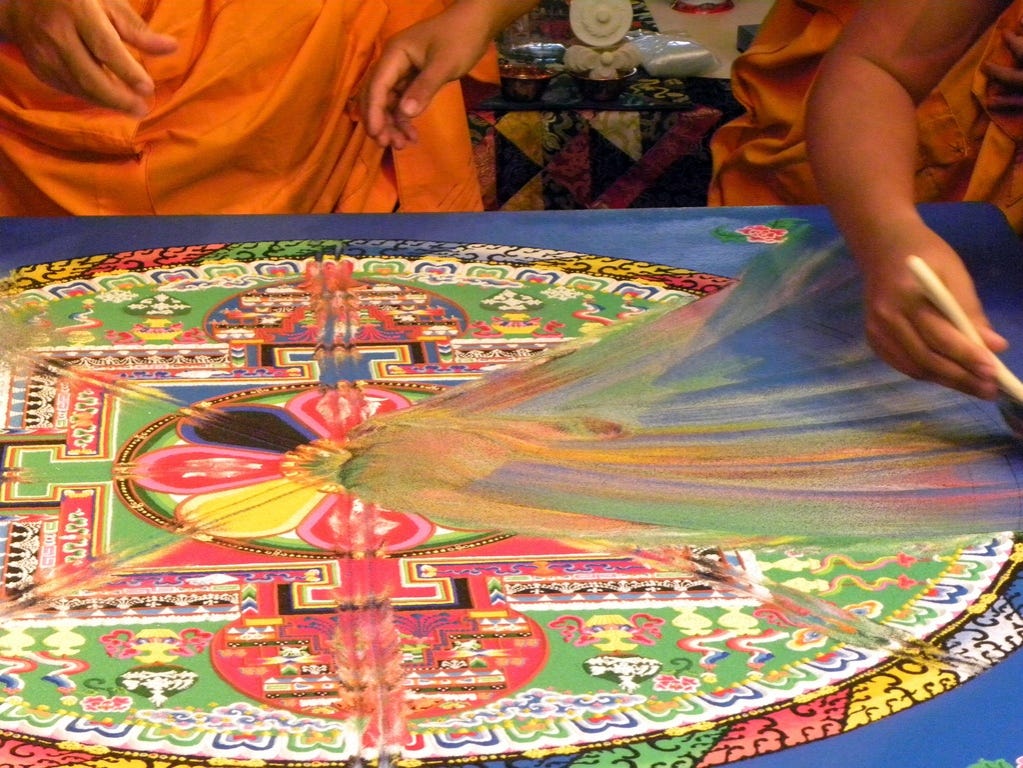 Why Tibetan Monks Sweep Away Those Precious Mandalas | Faena