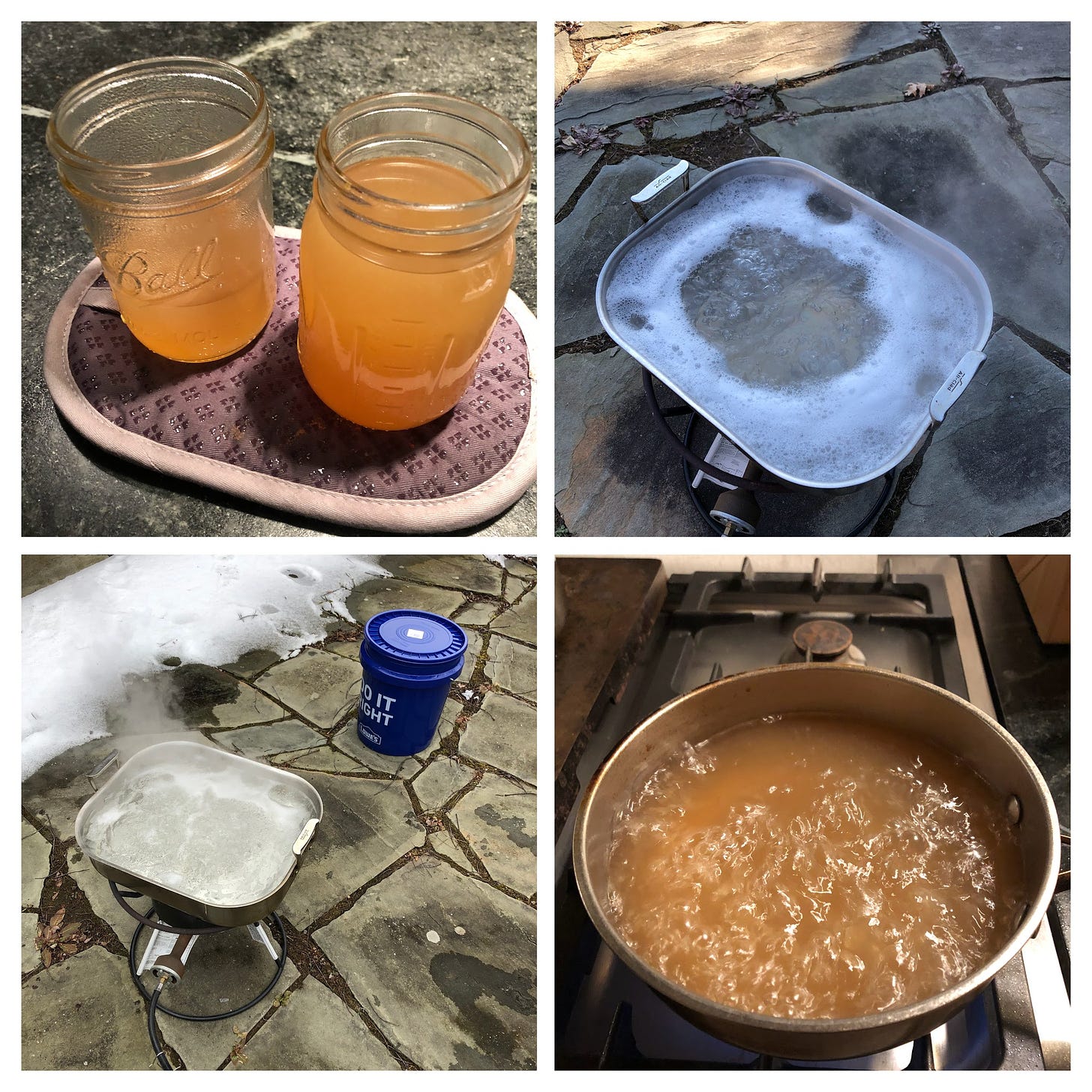 maple syrup evaporation