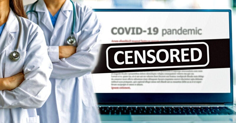 covid doctors censorship big tech media feature