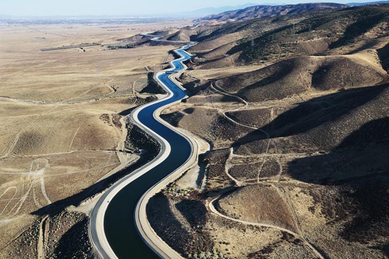 California State Water Project aqueduct