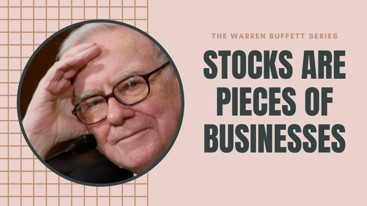 Stocks are pieces of businesses - Warren Buffett 2020 - YouTube