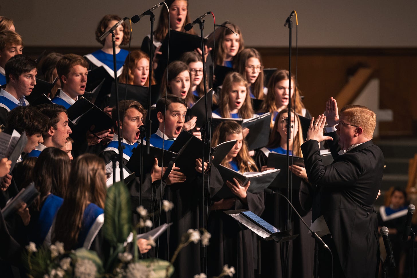The Delta Youth Chorale in Spring 2022