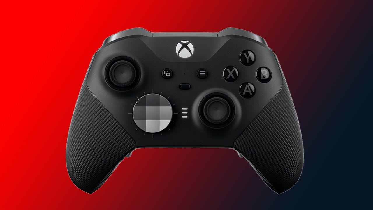 The Xbox Elite Series 2 controller in black