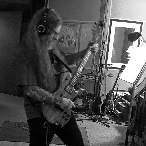 Mike Scheidt recording The Complexity of Distance