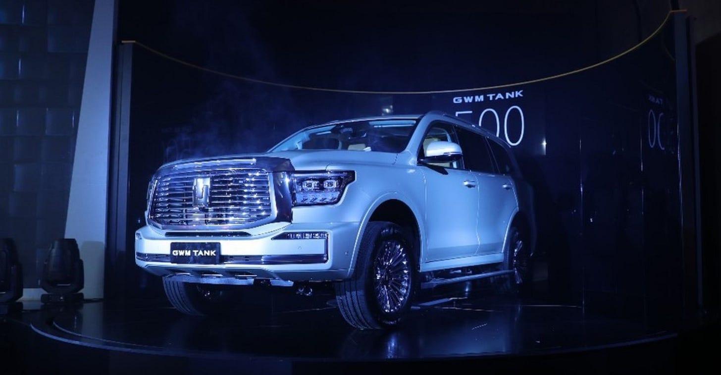 Great Wall Motors Tank 300 SUV Launched in Saudi Arabia