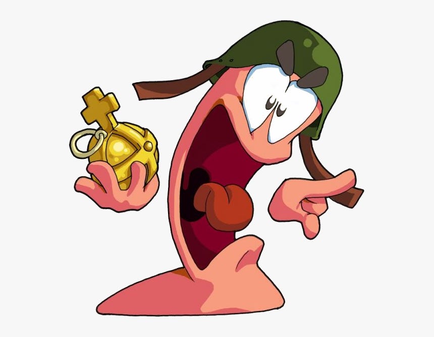 Worms Game Png - Worms Open Warfare 2 Png, Transparent Png - kindpng