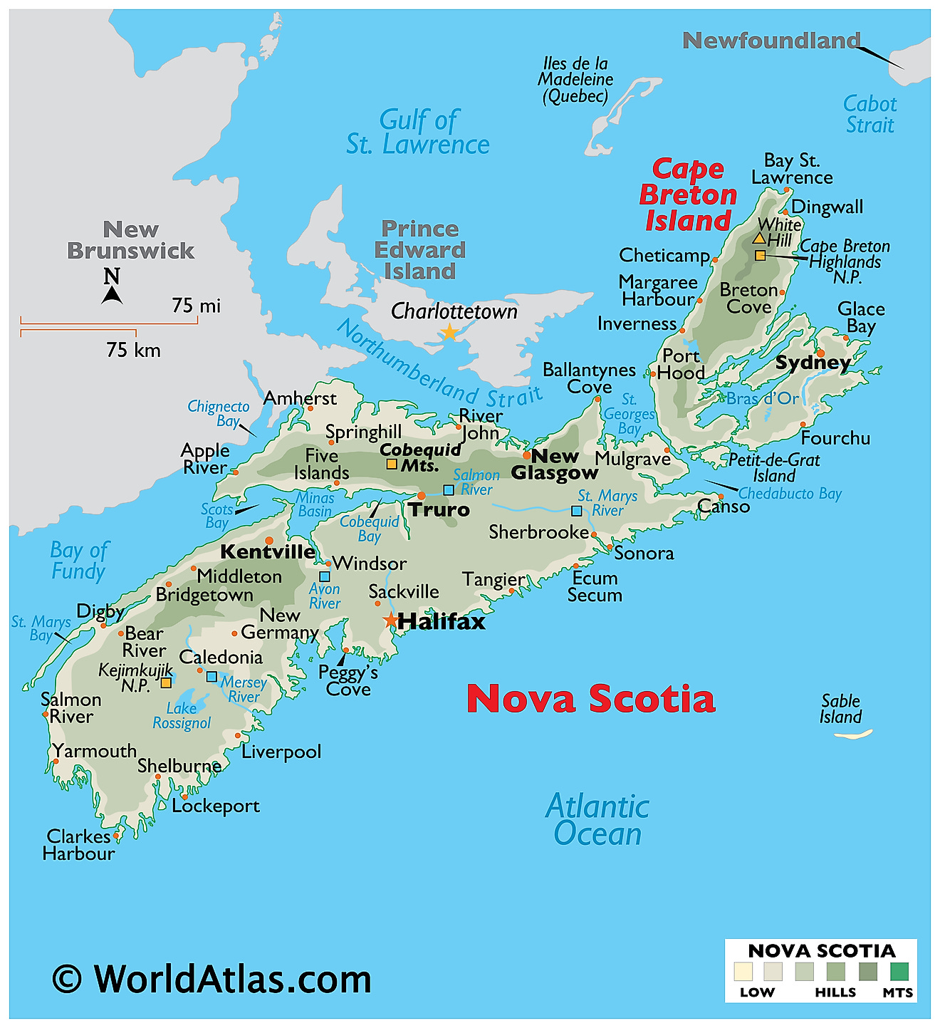 Nova Scotia Maps & Facts - World Atlas