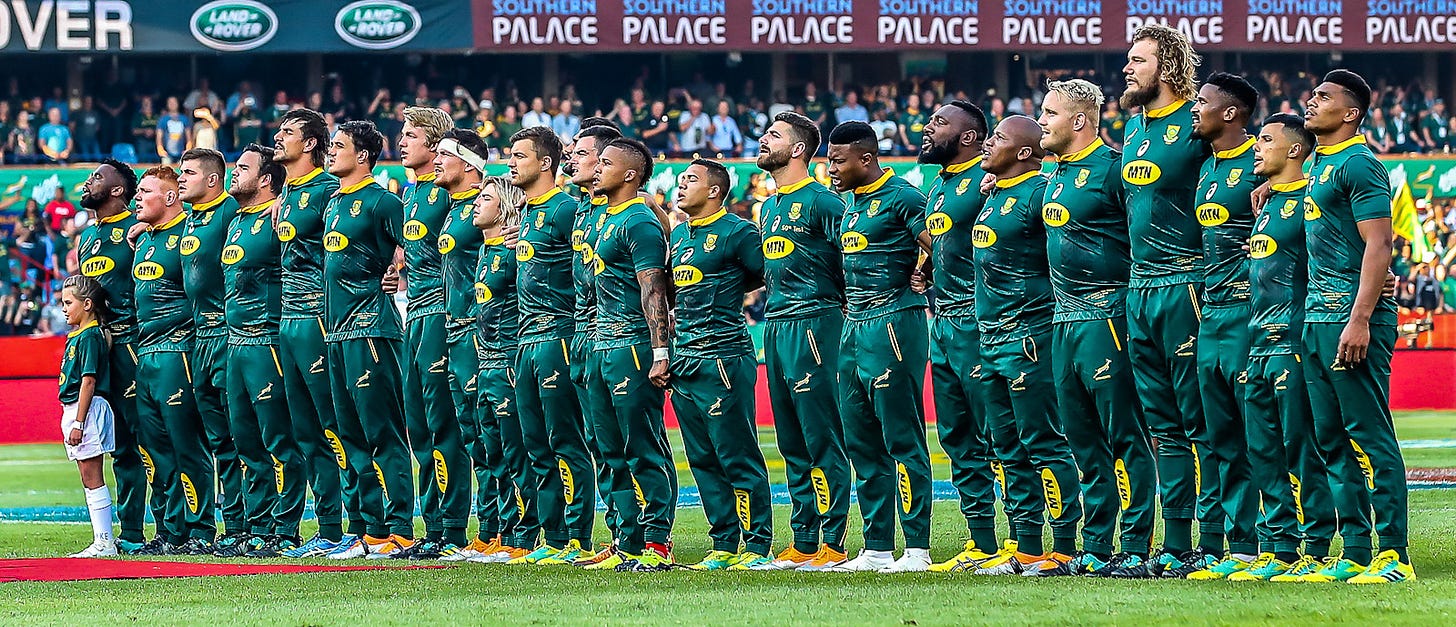 Springboks – South Africa, let's be #StrongerTogether