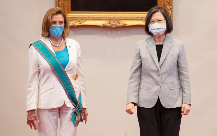 Nancy Pelosi calls Taiwan one of the 'freest societies in the world ...