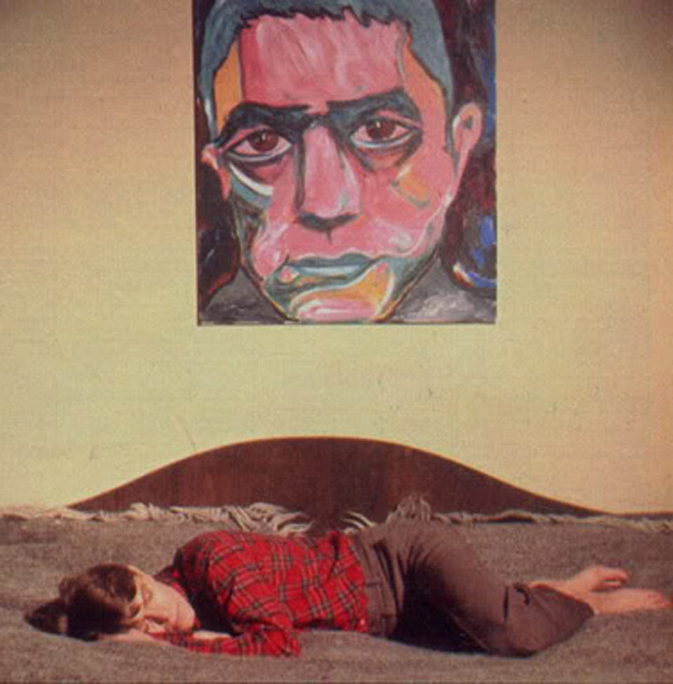 David fucking Bowie's painting of Yukio fucking Mishima