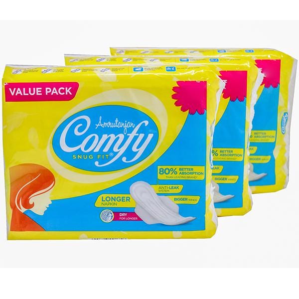 Amrutanjan – Comfy Sanitary Pads – Dry Extra – Marketu
