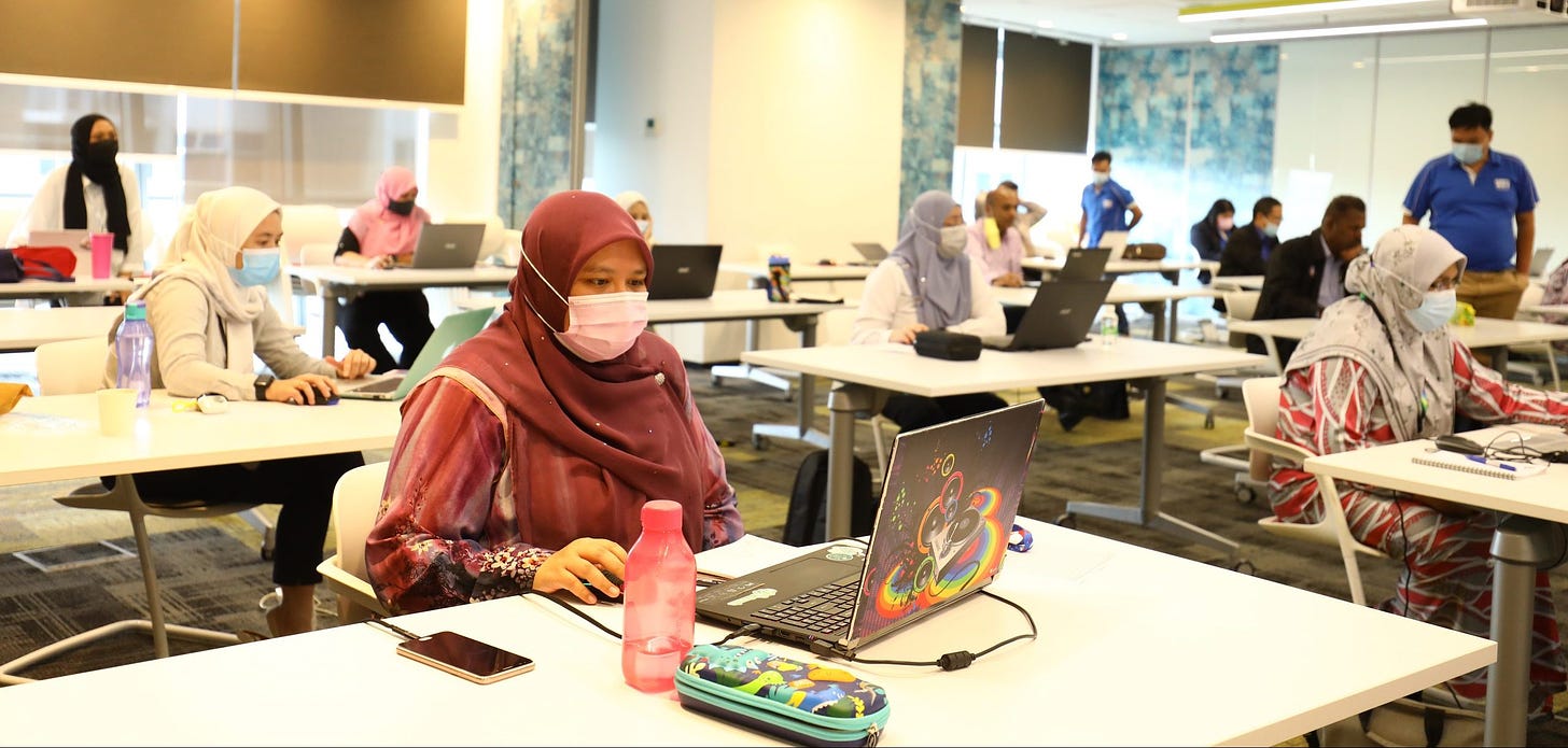 Upskilling sessions at Microsoft Malaysia