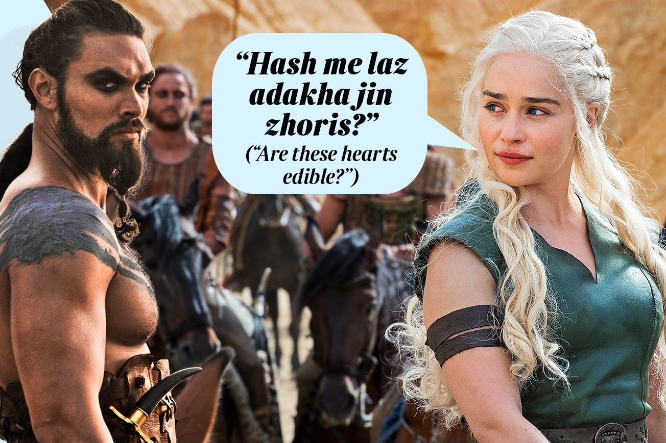 Do you speak Dothraki? Sek. I wrote the Game of Thrones lingo | Times2 |  The Times