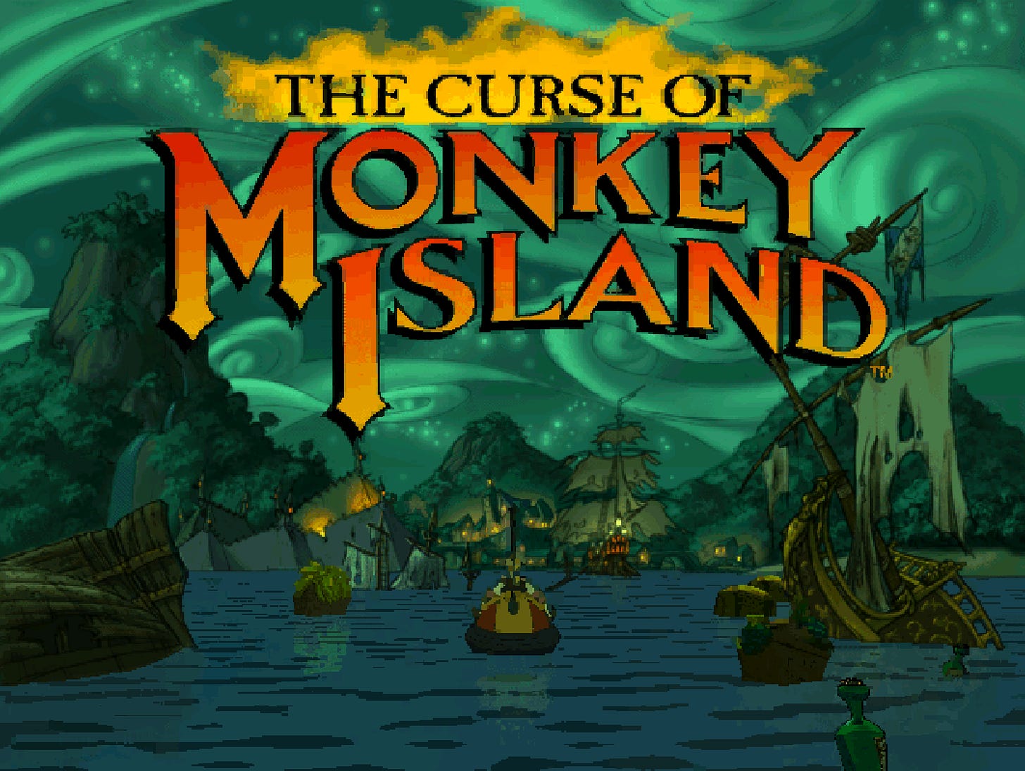 The Curse of Monkey Island title screen
