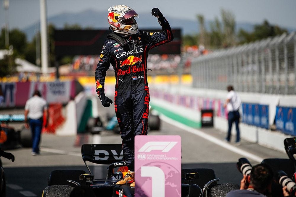 Spanish F1 GP: Verstappen wins from Perez after Leclerc DNF