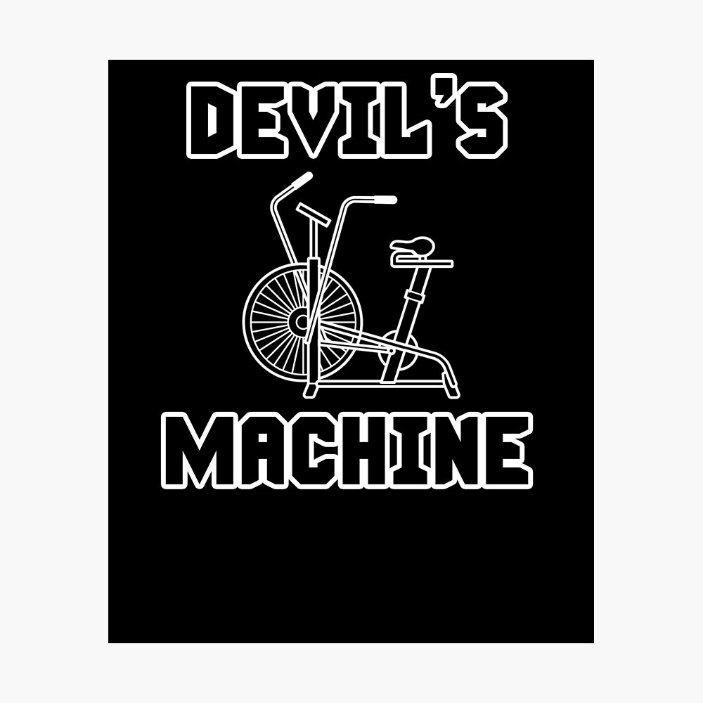 Devil's Machine Assault Air Bike" Poster for Sale by hadicazvysavaca |  Redbubble