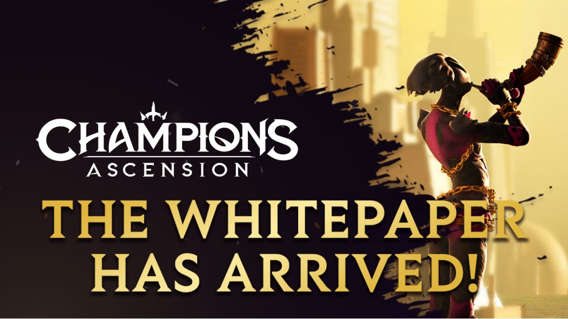 Champions Ascension’s Whitepaper Released