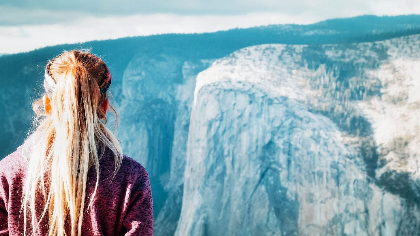 Taft Point with Meg