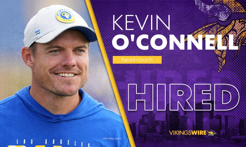 Report: Vikings expected to hire Kevin O&#39;Connell as next head coach