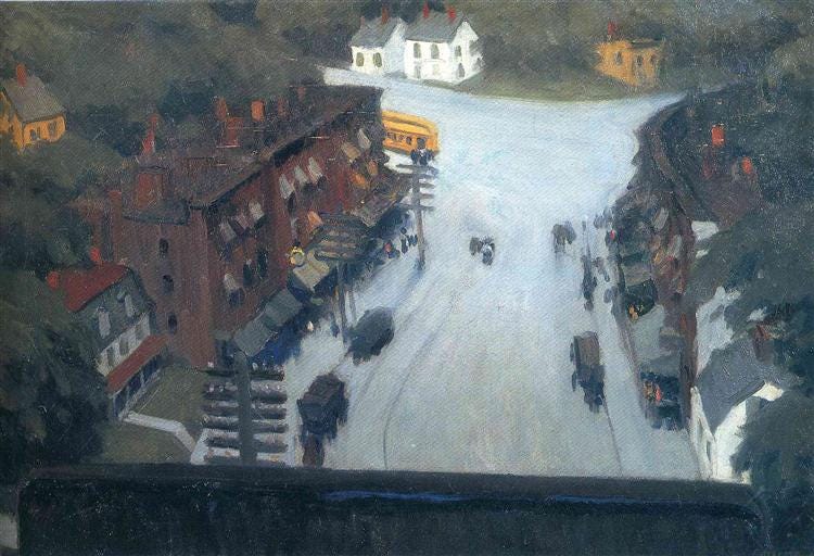 American Village, 1912 - Edward Hopper