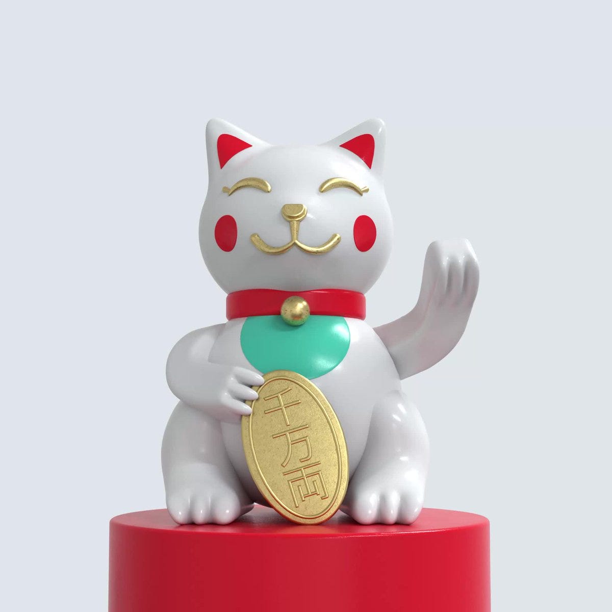 Maneki Neko #001 by Nazar Mykhalko