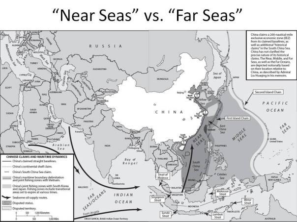 China near seas far seas