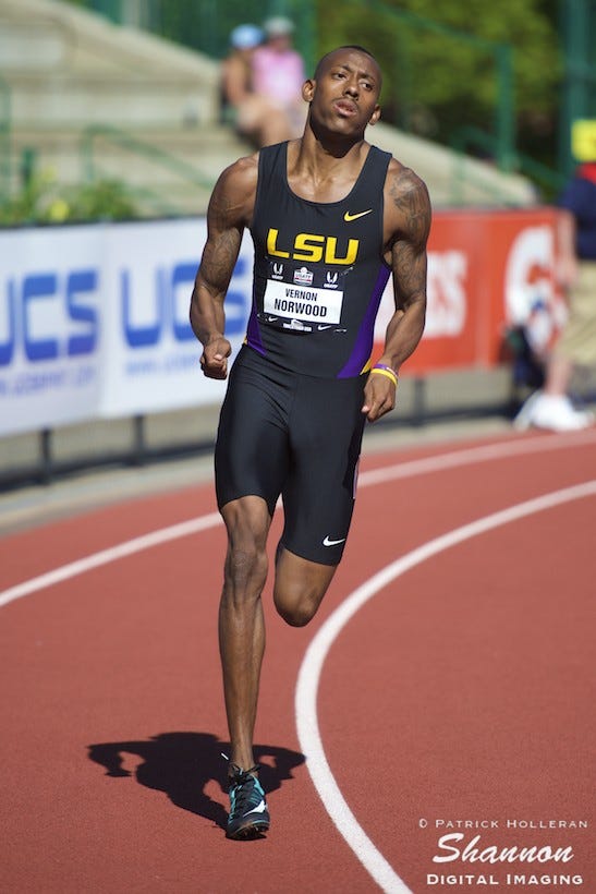 2020 U.S. Olympic Team Trials - Track &amp; Field - Photos - 2015 USATF  Championships: Vernon Norwood in a 400 Meter Prelim