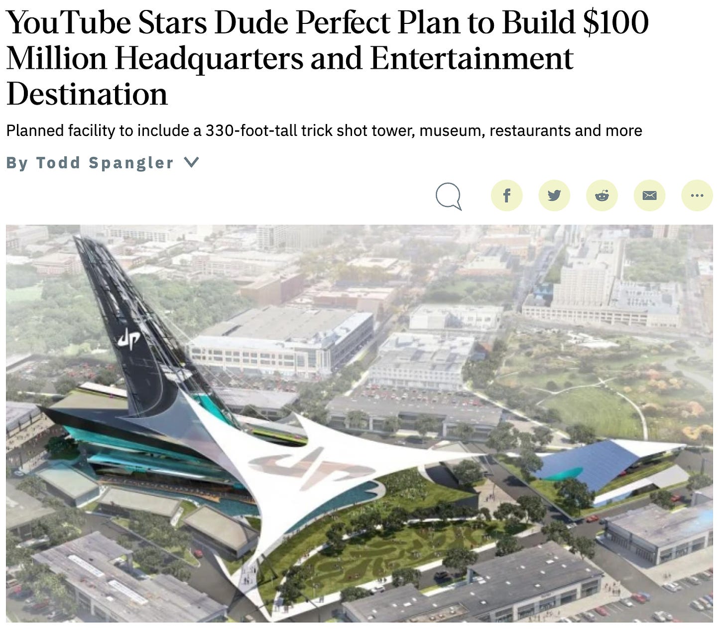 Dude perfect $100 million theme park
