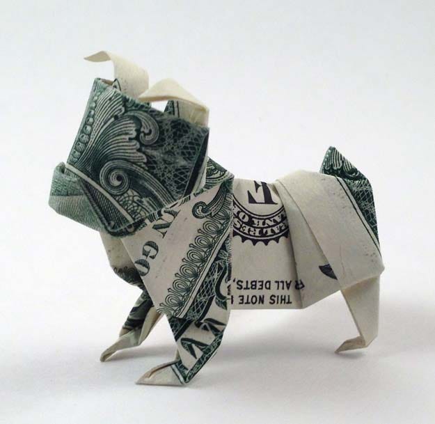 Money Origami - 25 Tutorials for 3D Dollar Bill Crafts
