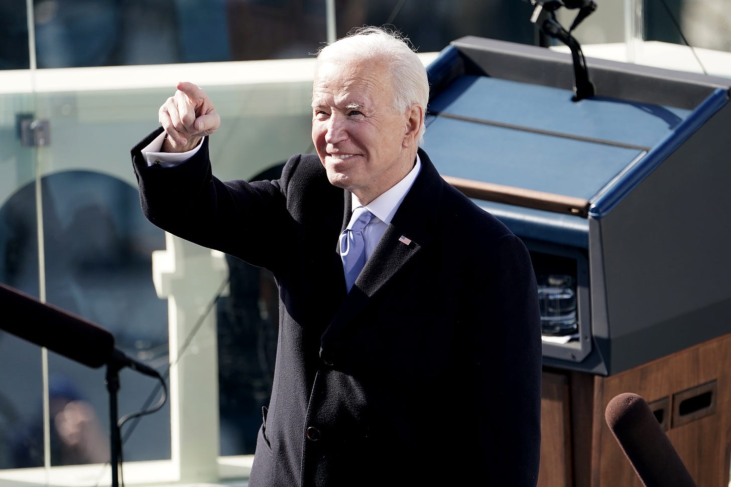 Biden at his inauguration