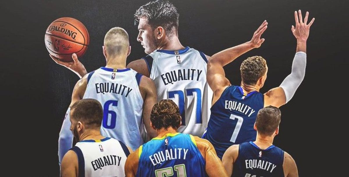 Equality': The Dallas Mavs Have A Unified Uniform Plan in For Their Time In  The NBA Bubble - Sports Illustrated Dallas Mavericks News, Analysis and More