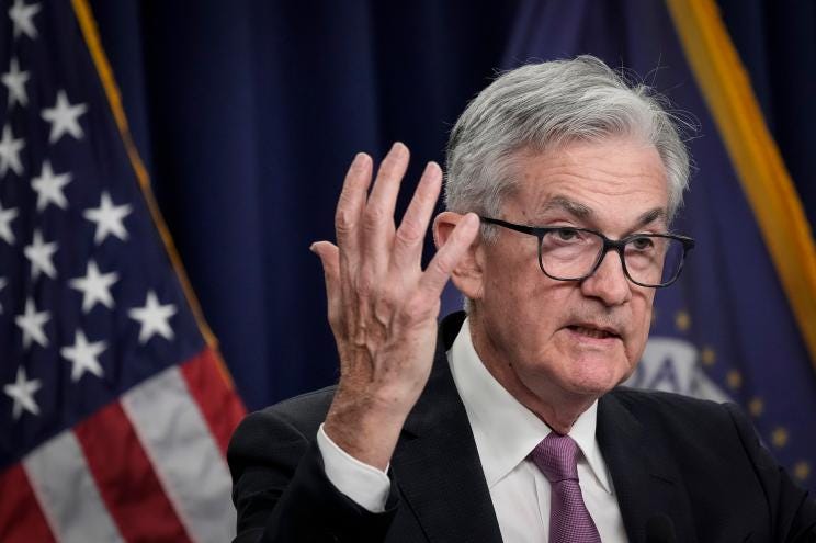 Fed Chair Jerome Powell said American households and businesses are in for some "pain."