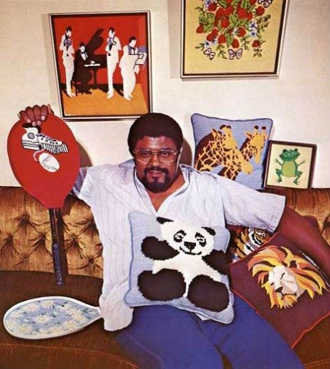 Gentle Giant: Rosey Grier's 'Needlepoint for Men,' 1973 | Dangerous Minds