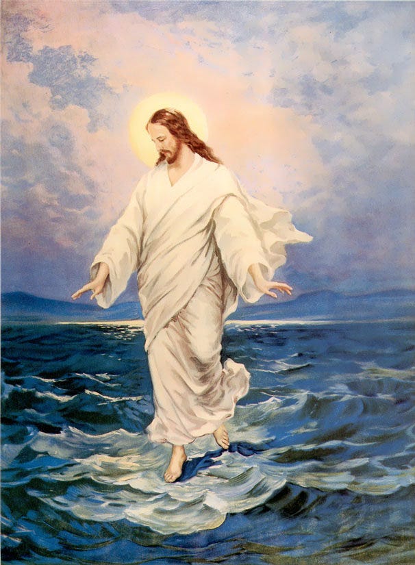 Download Free png Jesus Walking on the Water | Elvers - DLPNG.com