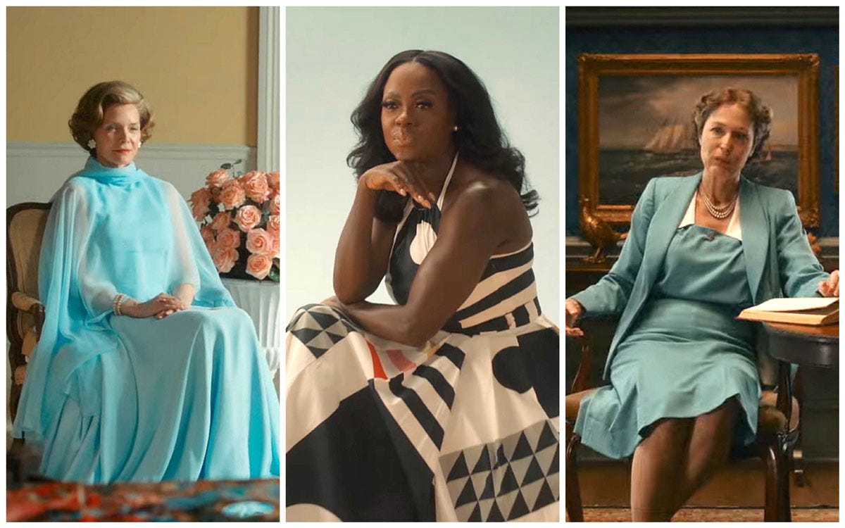 Michelle Pfeiffer, Viola Davis and Gillian Anderson in Showtime's THE FIRST  LADY Official Trailer - Tom + Lorenzo
