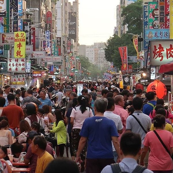 Night Market in Kaohsiung, Taiwan.