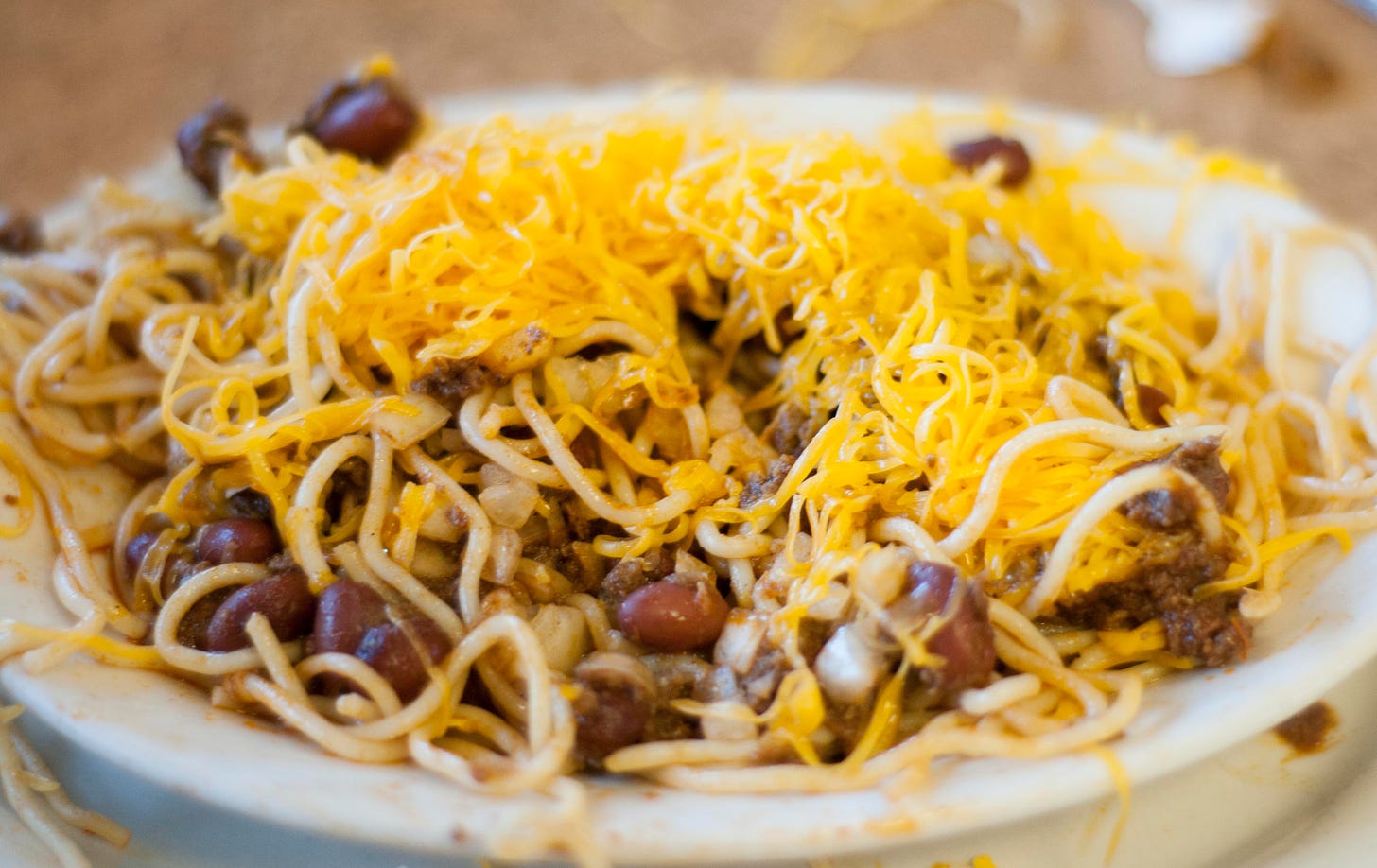 Cincinnati Chili Is a Glorious Mess of Meat, Spaghetti, and Cheese - MUNCHIES