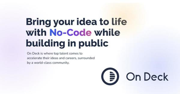 How To Become a No-Code Founder in 8 Weeks