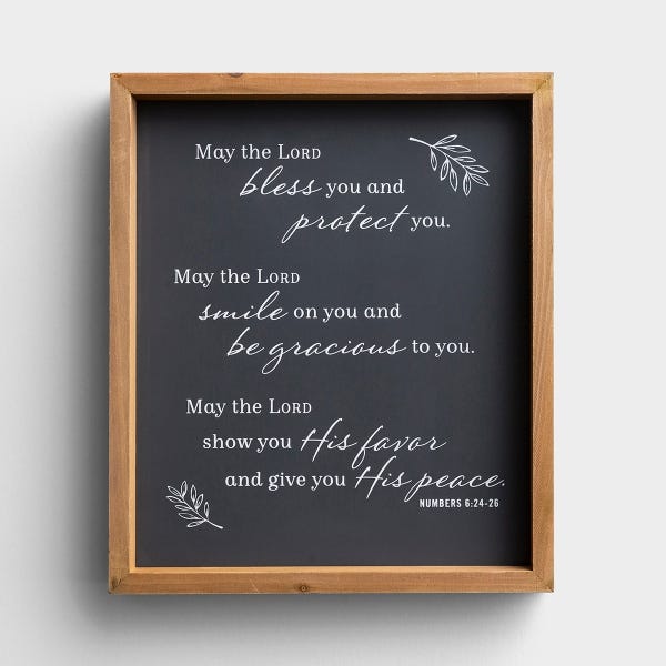 The Lord Bless You - Framed Wall Art